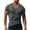 Gray, variant on BXINGOHAI Muscle Men’S V Neck Shirts Casual Short Sleeve Gym Athletic T Shirt Fashion Tee Top Workout Bodybuilding Shirts Today Sales Army Green,M