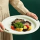 thumbnail image 5 of Platos ovalados con forma de oreja, fabricados en plástico resistente al calor y a prueba de caídas, ideales para servir carne en restaurantes., 5 of 6
