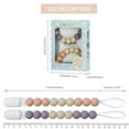 thumbnail image 5 of Tyry.hu Silicone Pacifier Clip for Baby Boys or Girls for Teething Toys 2 Pack Shower Gift Set, 5 of 7