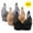 Khaki, variant on BZGTZT 3 Pack Bras for Women No Underwire Push Up Bralettes Full Coverage Breathable Bra Support Everyday Bralette