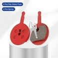 thumbnail image 3 of 4set Disc Brake Pad 0.94" x 1.46" Semi-Metallic Resin Bike Brake Pads with Spring for BB7 M355 M446 M640 Mountain Road Bikes, Red, 3 of 7