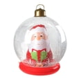thumbnail image 4 of Bola inflable gigante transparente de Navidad de 56 cm con luces, adornos navideños, globo inflable de PVC para Navidad, decoración navideña, 4 of 5