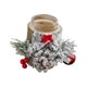thumbnail image 4 of Candelabro de Navidad Soledad de vidrio para cena Portavelas 115x11cm, 4 of 9