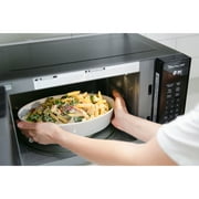 Panasonic 1.2 Cu. Ft. 1200W Genius Sensor Countertop Microwave Oven with Inverter Technology in Black