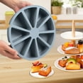 thumbnail image 5 of OEFNTAC 9-Inch Food-Grade Silicone Heart Cheesecake Pizza Pan, Nonstick High-Temp Cake Mold for Baking Desserts, Easy-Release Flexible Tray for Chocolate Jelly s, 5 of 9