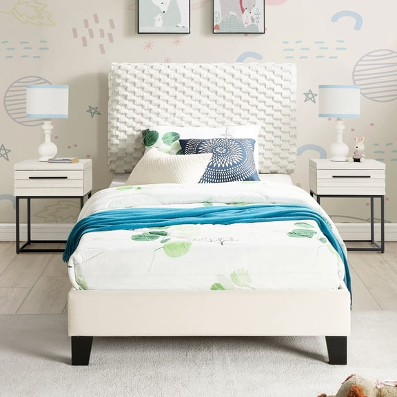 3-Piece Bedroom Set in White Dove Color / Add Elegance and Storage to Your Bedroom