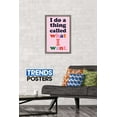 thumbnail image 2 of Sassy Saying Wall Poster, 14.725" x 22.375", Framed, 2 of 3