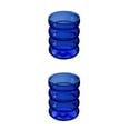 thumbnail image 2 of Injueey Taza de agua linda hecha a mano boca ancha redonda hogar Oficina dormitorio té leche jugo bebida taza botella para beber frasco Azul 2Conjunto, 2 of 6
