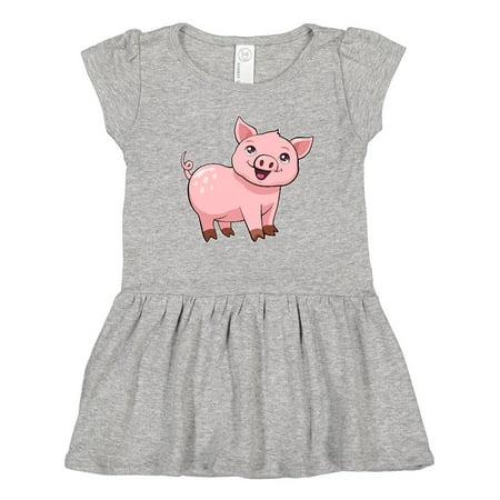 

Inktastic Cute Pig Gift Toddler Girl Dress