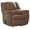 Saddle, variant on Ashley Furniture Signature Design Jumbo Stitching McGann Rocker Recliner, Walnut