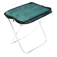 thumbnail image 1 of Lijie Tabouret Pliant Portable Tabouret Repose-Pieds Léger pour Randonnée Camping Voyage Vert, 1 of 6