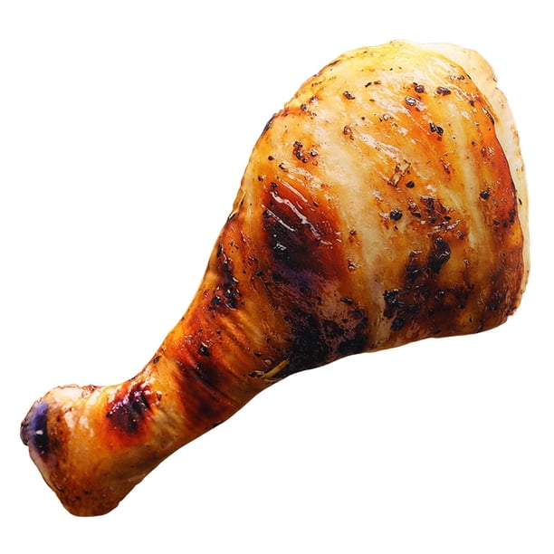 Simulación de pollo real de almohada Piernas de pollo a la parrilla de pescado Cojín de juguete Muñeca Muñeca