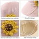 thumbnail image 3 of Conjunto de sombrero y bolso de paja para niñas, sombreros de fiesta de té para niñas, bolsos, gorras de vestir, bolsas, regalo para cumpleaños, verano, viajes en la playa, 3 of 5