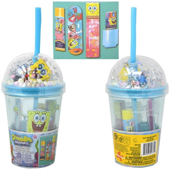 1 Piece Spongebob Tumbler w/ Cosmetics