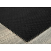 Garland Rug Medallion Black Indoor Runner Rug, 2 x 8