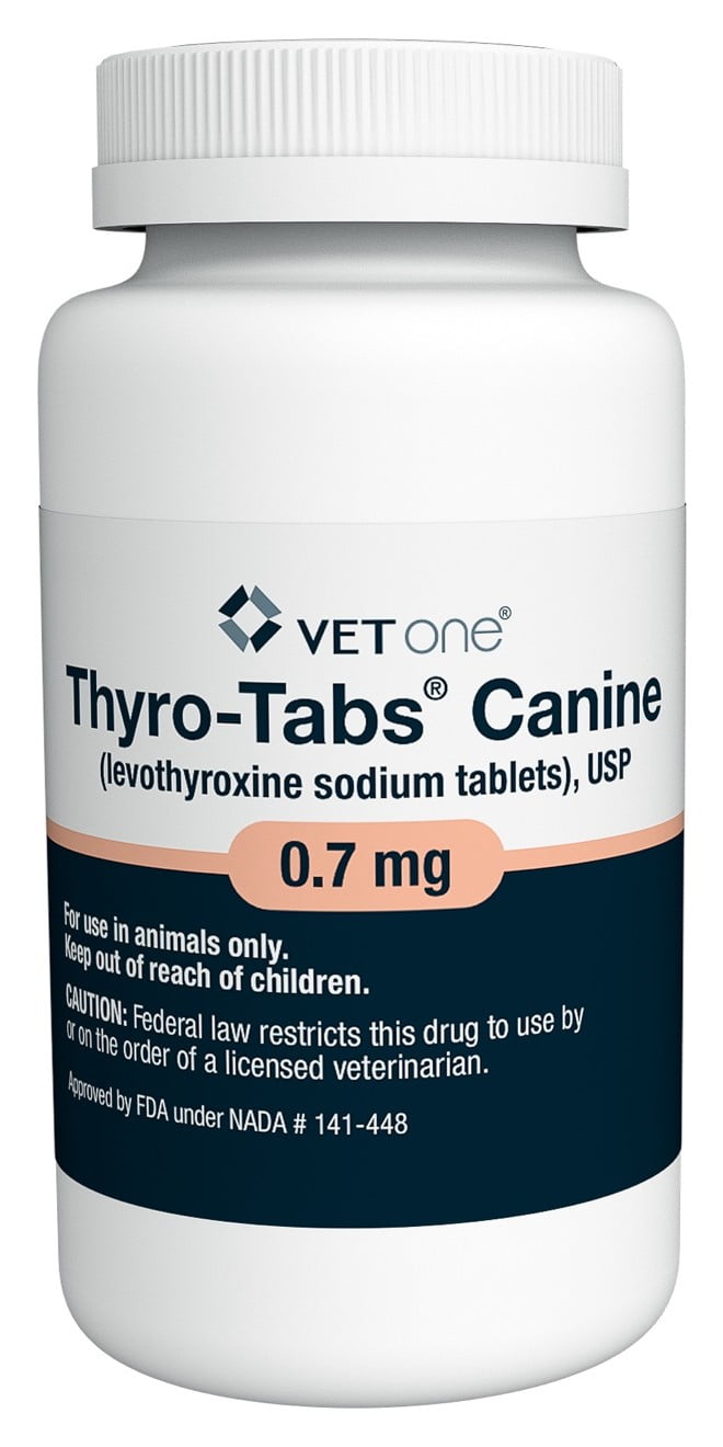 Thyro-Tabs (Levothyroxine Sodium) Canine Tablets, 0.7MG