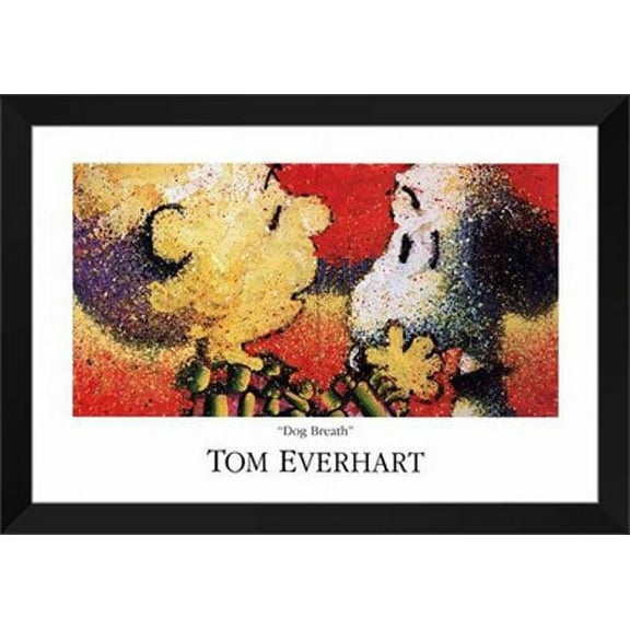 FrameToWall - Tom Everhart Framed Art Print 40x28 "Dog Breath"