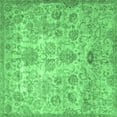 thumbnail image 1 of Ahgly Company Indoor Square Persian Emerald Green Traditional Area Rugs, 4' Square, 1 of 4