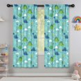 thumbnail image 5 of Blackout Kids Curtains,Light Blue Dinosaurs Clouds Trees Pattern Childrens Insulated Curtains Set Of 2,Bedroom Essentials,Toddler Room Decor 42"x63", 5 of 5