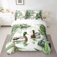 thumbnail image 2 of Castle Fairy Mallard Duck Bedding Comforter Set,Watercolor Animal Full Bedding Set, 2 of 8