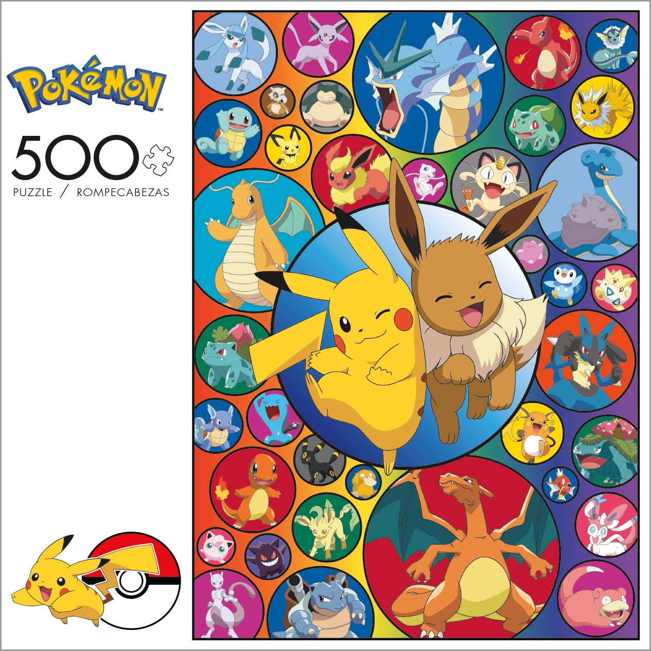 Pokémon Eevee Evolutions & Bubble. Brand New Pokemon 500 Piece Jigsaw Puzzle 
