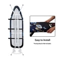 thumbnail image 4 of HELLHERO Butterfly Flower Iron Board Cover Easy to Install Elastic Edge Anti-Slip Home Protective Cover(Not Heat Resistant), 4 of 5