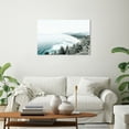 thumbnail image 2 of Wynwood Studio Canvas Oregon Tree Shore Nautical and Coastal Coastal Landscapes Wall Art Canvas Print Blue Teal 30x20, 2 of 3