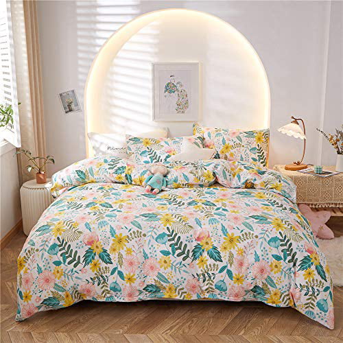 Otob Duvet Covers Queen Size Fl, What Size Are Queen Duvet Covers
