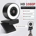 thumbnail image 2 of 2021 New 1080P/2K Computer Camera Webcam Auto Focus HD Fill Light Web Cam, 2 of 5