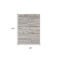 thumbnail image 6 of 8' X 10' Ivory Tan And Brown Abstract Power Loom Distressed Stain Resistant Area Rug, 6 of 7