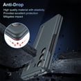 thumbnail image 7 of ELEHOLD for Samsung Z Fold 6 Case, Rugged Slim S Pen & Pen Holder Invisible Kickstand Hinge Protection Anti-Scratch Shockproof Protective Case with Screen Protector for Samsung Z Fold 6,Greygreen, 7 of 7