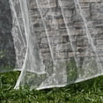 thumbnail image 3 of Firefly Hope 1panel Sheer Lace Curtains, Elegant Floral Design with Scalloped Edges, 29.5"W x 59.1"L Rod Pocket Panels for Bedroom & Kitchen, Green, 3 of 5