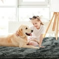 thumbnail image 4 of Arogan 5x8 Feet Area Rugs for Living Room Bedroom, Black Soft Fluffy Shaggy Bedside Carpet, Machine Washable Indoor Floor Rug for Kids Home Decor Aesthetic, 4 of 8