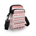 thumbnail image 3 of HELLHERO Shoulder Purse Polyester 2 Layers for Travel Daily Use Men, Women, Christmas Festive Geometry Reindeer, 3 of 7