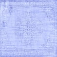 thumbnail image 1 of Ahgly Company Indoor Square Abstract Blue Contemporary Area Rugs, 8' Square, 1 of 4