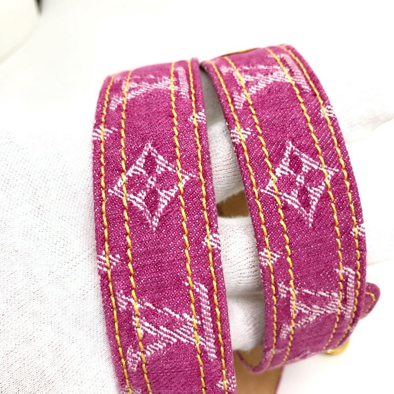 Pre-owned Belt In Pink