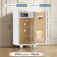 thumbnail image 4 of Tigerking 5.9 Cu.ft. Large Heavy Duty Safe Box for Home, Digital Document Safe with Separate Lock Box and Removable Shelf, 108lb, White, 4 of 7