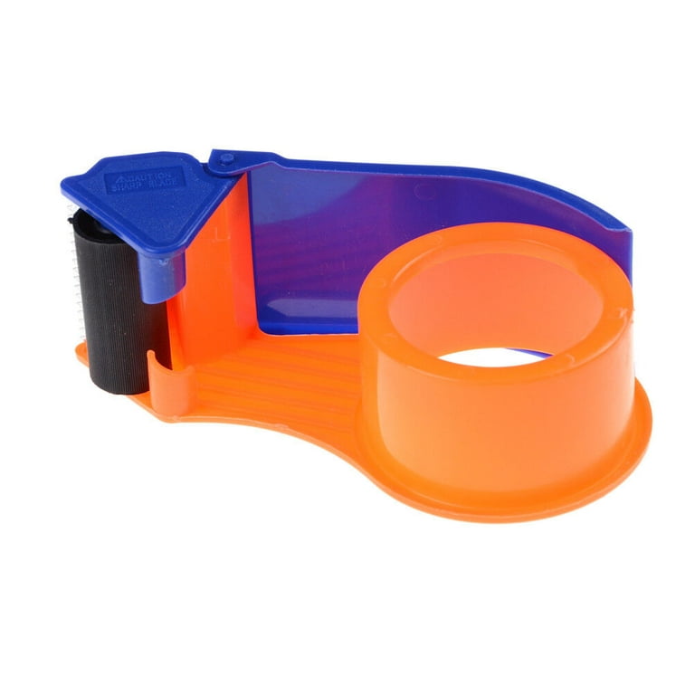 Sealing Packaging Parcel Plastic Roller 2 Width Tape Cutter Dispenser