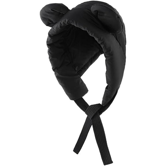 YooGuoGuo Women Winter Down Hat Windproof Waterproof Lightweight Hood Hat Hooded Scarf Hats Extra Warm Earflap Beanie Cap