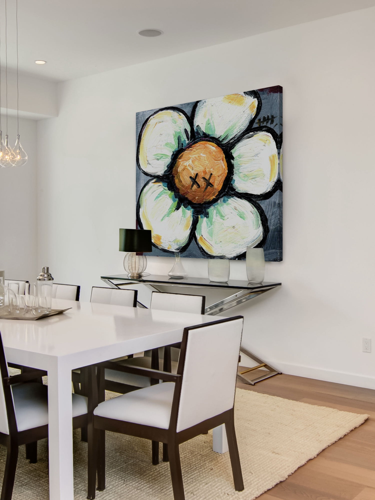 Marmont Hill "XX Flower" by Tori Campisi Painting Print on Canvas