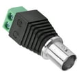 thumbnail image 4 of 10Pcs Green Coaxial BNC Female Cable Connector Terminal Adapter, Easy to Install, No Soldering Needed, Long Service Life, 100% . For CCTV Video Balun and Camera, 4 of 7