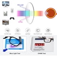 thumbnail image 3 of 5 Pack Reading Glasses for Women Men with Spring Hinge Blue Light Blocking Clear Lens Computer Readers, 3 of 7