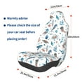 thumbnail image 3 of Daiia Undersea Animals Printed Car Seat Cover - Waterproof & Sweatproof - Universal Fit, Machine Washable, Non-Slip - Seat Protector for Car, Truck, SUV, Van (1 Pack), 3 of 5