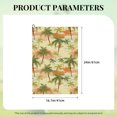 thumbnail image 2 of Golf Towel, Palm tree_AO Microfiber Waffle Golf Towels for Golf Bag with Carabiner Clip Golf Rag 24x16in, 2 of 8