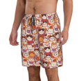 thumbnail image 2 of Goofa Maneki-Neko Chats Imprimés Maillots de Bain Hommes Été Séchage Rapide Court Plage Maillots de Bain-Petit, 2 of 6