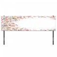 thumbnail image 3 of Music Headboard, Colorful Musical Notes Frame Festival Singing Enjoyment Fashion Themed Print, Upholstered Decorative Metal Bed Headboard with Memory Foam, King Size, Multicolor, by Ambesonne, 3 of 4