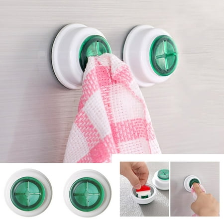 

SKBEY Hooks for Bags on Wall Double Hooks for Keys Renter Friendly Curtain Rod Outdoor Window Hangers Kitchen Dishcloth Clip Rag Clip Housework Gloves Hook Towel Rack 2 Pieces