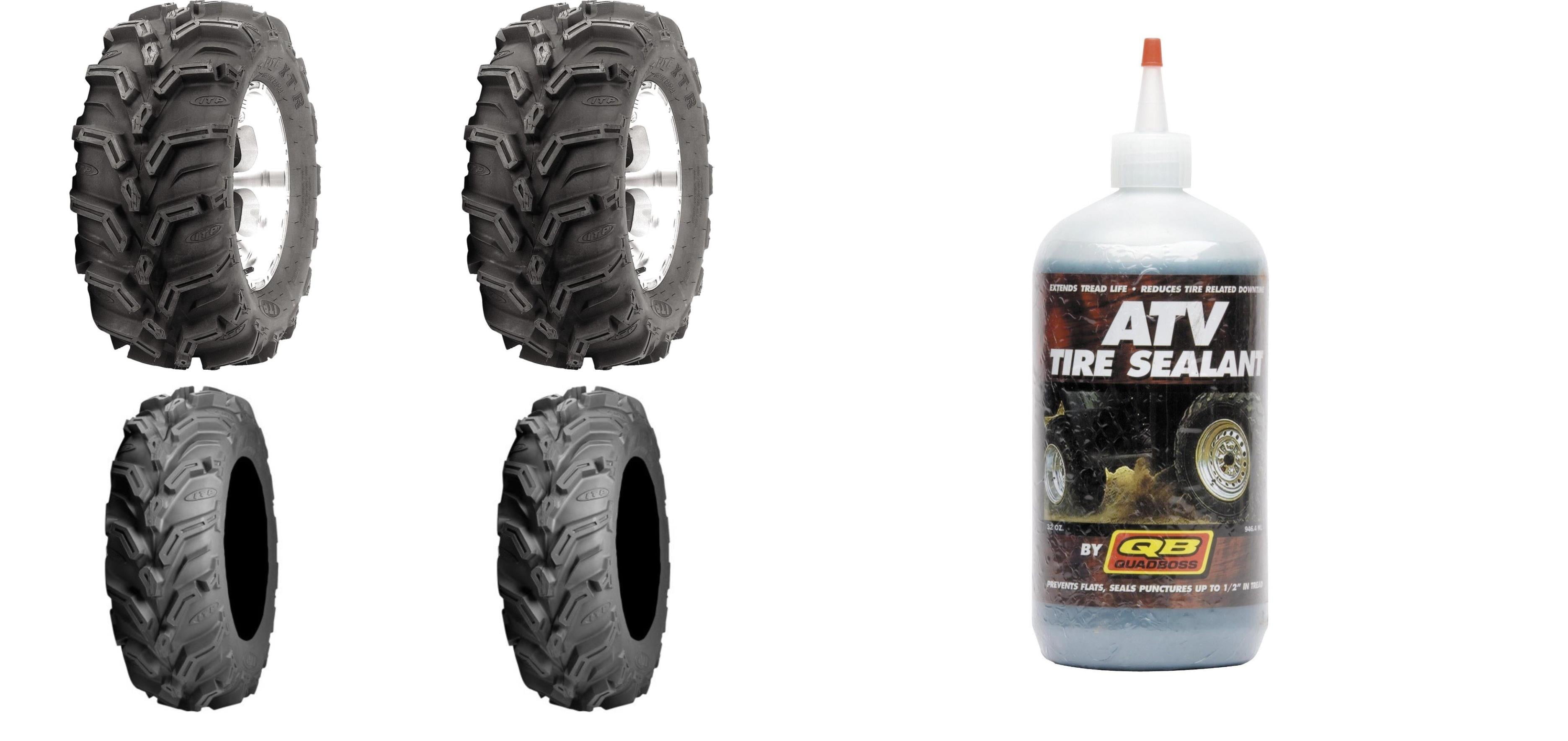 Set of 4 Tires (Mud Lite XTR Radial 27x9R12 Front, 27x11R12 Rear