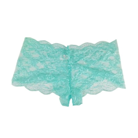 vigerkar Women Sexy Crotchless Boyshorts Underwear Bikini Cheeky Lingerie Panties BU2  L