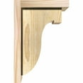 thumbnail image 3 of 8"W x 8"D x 12"H Del Monte Rough Sawn Corbel w/Backplate, Douglas Fir, 3 of 9